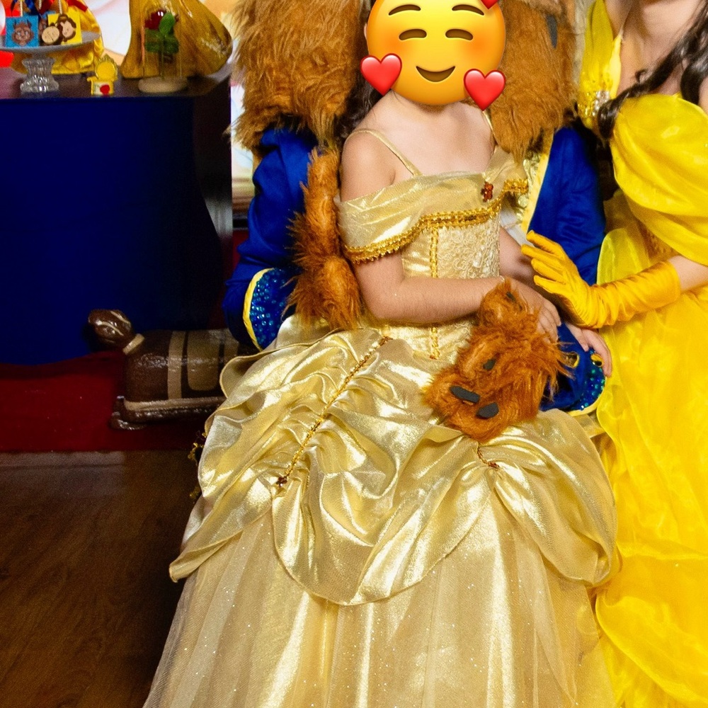 Belle yellow gown dress